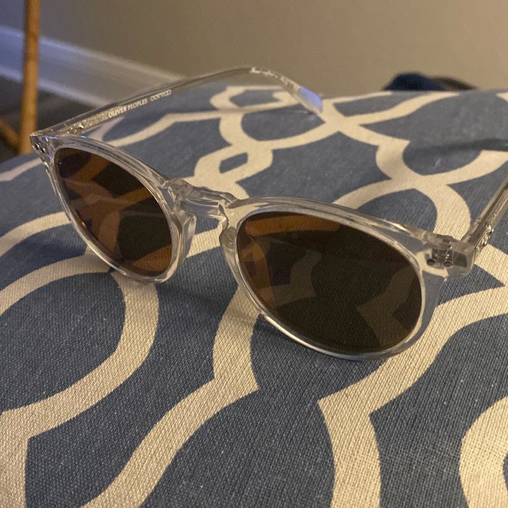 OLIVER PEOPLES Sir O’Malley  Phantos 50mm Round Sunglasses